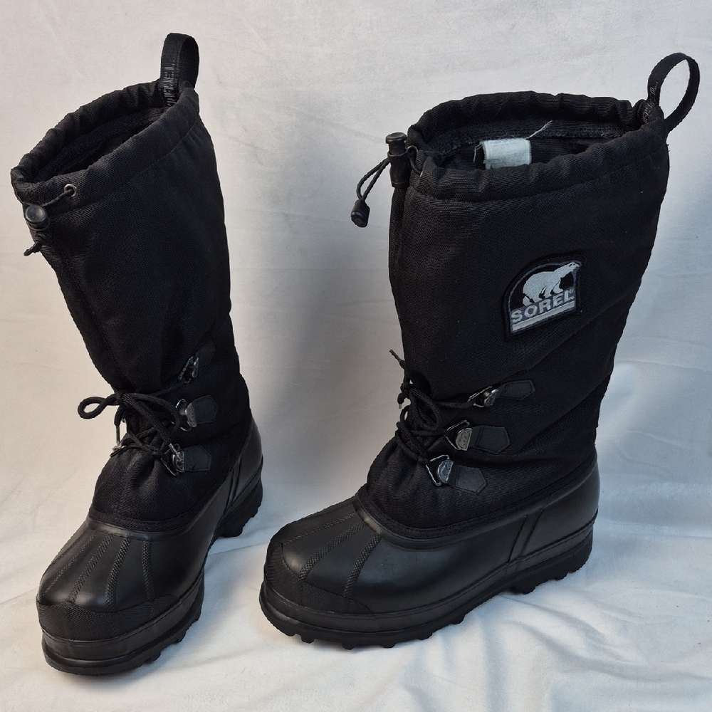 Sorel Men's Black Winter Insulated Snow Boots